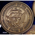 2-1/2" Navy Military Seal Die-Struck Brass Coin